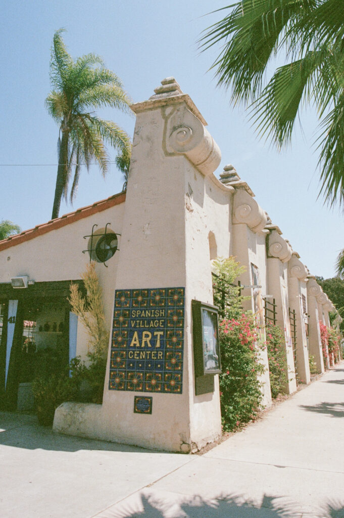 Spanish Village Art Center San Diego California Film Photography