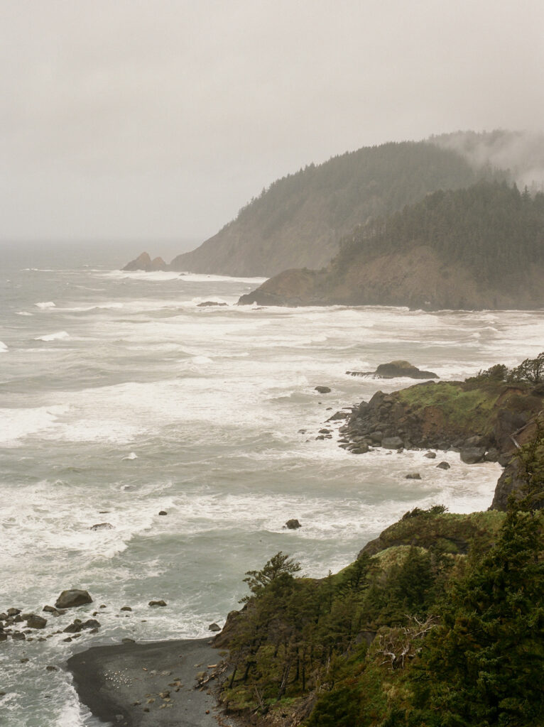 Pacific North West Travel Photography Photo of Ecola State Park where scenes from  Twilight series is filmed