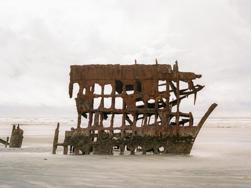 Pacific North West Travel Photography Photo of Ft. Stevens ruins Oregon Coast history 