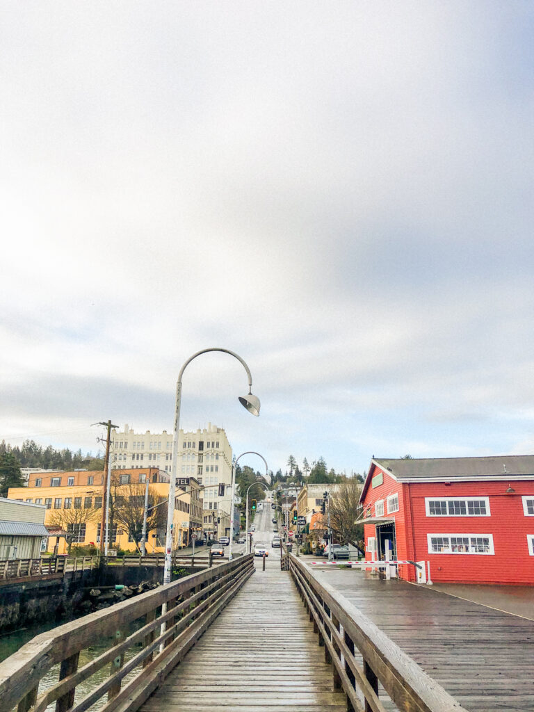 Pacific North West Travel Photography Photo of Pier in Astoria on a partially overcast morning
